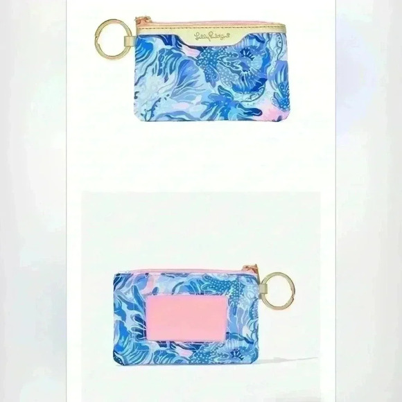 Lily Pulitzer ID case Zip pouch w/ Key ring - Picture 1 of 4